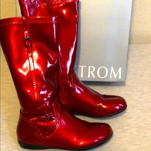 GIRLS sz 2 ZIP UP TALL BOOTS